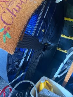 Large Industrial Floor Fan