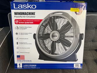 NEW Lasko Wind Machine 20” Powerful Air Circulator Fan