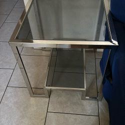 Glass End Table