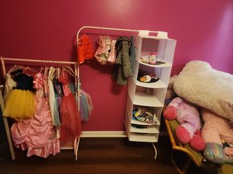 Clothing rack, Organizer & papason chair