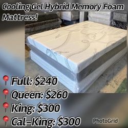 Queen Cool Gel Memory Foam!