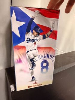 Dodgers Kiké Hernández #8 Budweiser Promo Poster