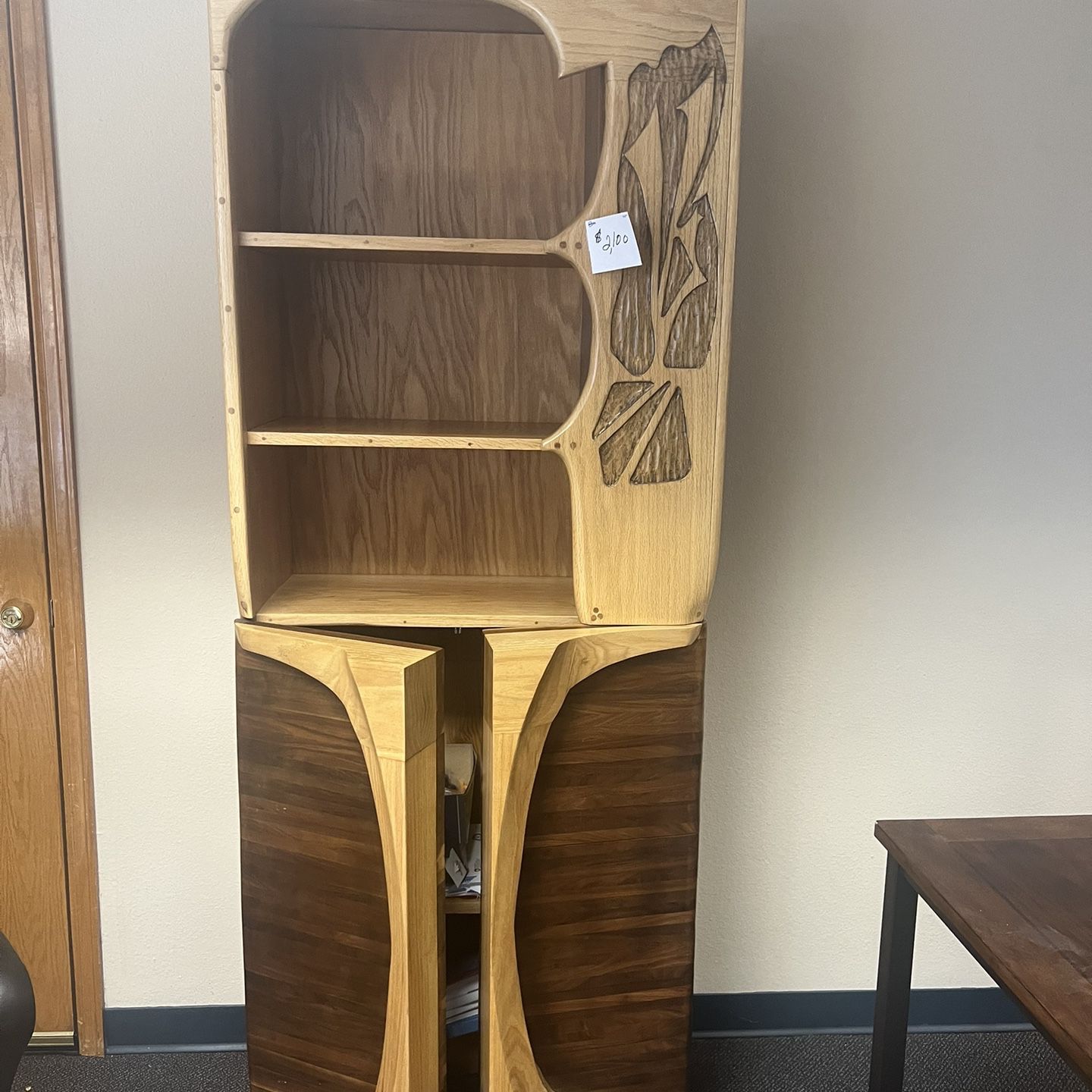 Large Wood Book Case / Storage 