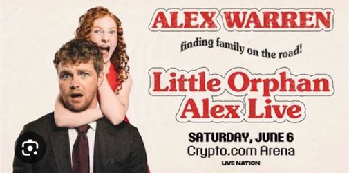 Alex Warren Little Orphan Alex at the Crypto Arena