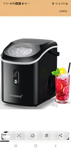 Brand New Countertop Nugget Ice Maker – Portable Self-Cleaning Ice Machine