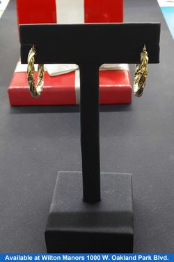Bangle Earrings - Yellow Gold 14k (.585) 1.6 grams