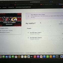 Houston Texans Preseason 2 Tickets Nfl La Rams