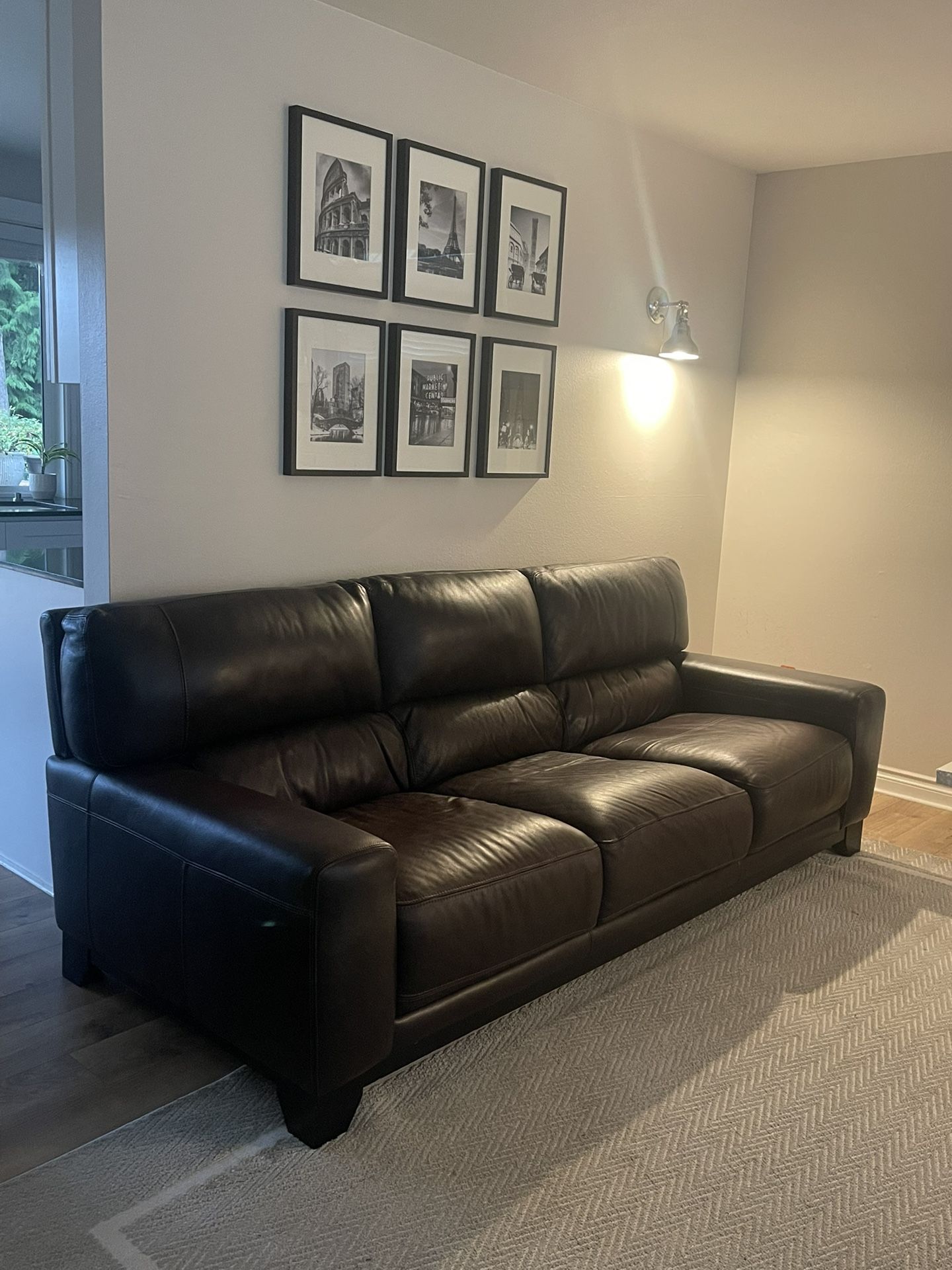 Leather Great Condition 2 Couches - MACY’S Home Purchased