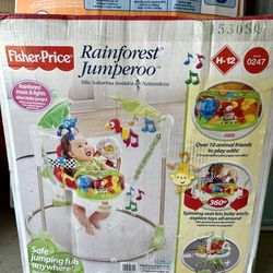 Fisher-Price Baby Bouncer Rainforest Jumperoo Activity-Center 