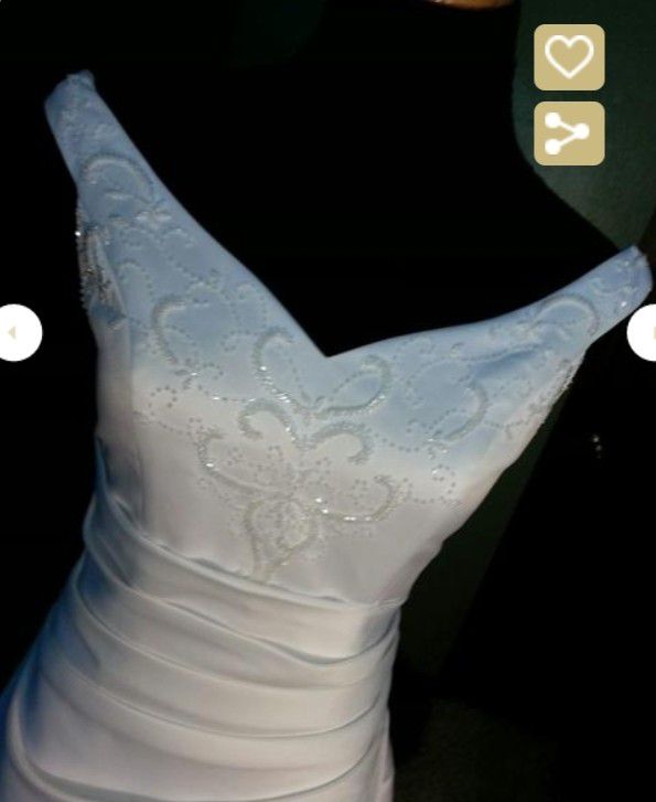 Wedding Dress, Bolero, Petticoat, Sash, and Custom Veil