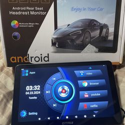 Android Rear Seat Headrest Monitor