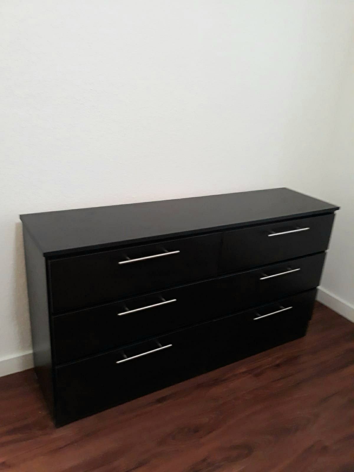 NEW 6 DRAWER DOUBLE DRESSER π AVAILABLE IN BLACK, WHITE OR GREY COLOR