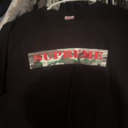 Supreme camp box logo tee
