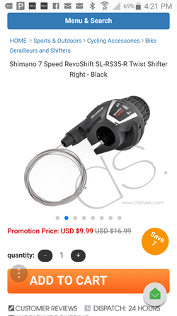 Shifter for bike