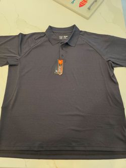 5.11 Tactical Men's 2XL Performance Short Sleeve Polo Shirt 018 Charcoal 71049