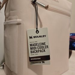 Stanley All Day Madeleine Backpack Soft Cooler 20 Can Cooler with Handle and Shoulder Straps Insulated Travel Bag with Zipper BPA-Free