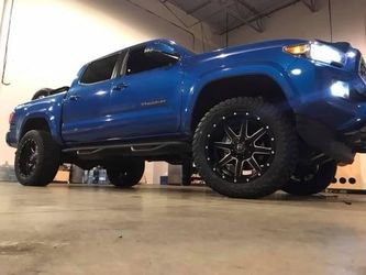 Toyota Tacoma Wheels Tires Leveling & Lift Kits Accessories intakes Side Stows Bed Covers Air-bag Kits Installations. (WE Finance)