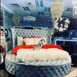 Tufted Storage Custom Bed Same Day Delivery No Money Down No Credit Need 0% Interest