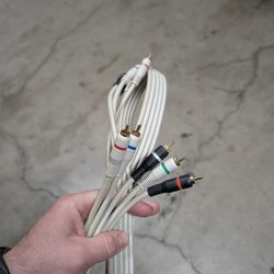 Component video audio cable