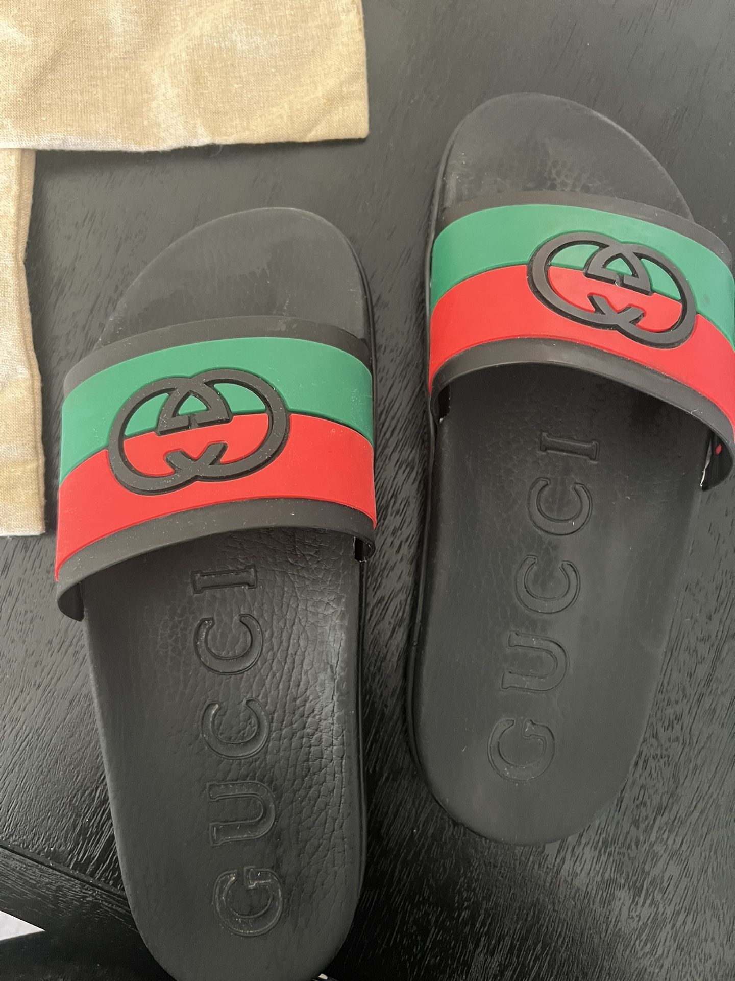 Men’s Gucci INTERLOCKING G SLIDE SANDAL - Size 11 - Used