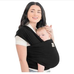 KeaBabies Breathable Baby Sling Carrier, One Size Fits All, Black *BRAND NEW*