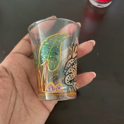 Hand Drawn Aruba Shot Glass