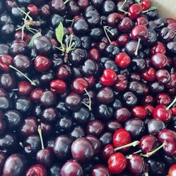 sweet cherries $18 box 2 for $35