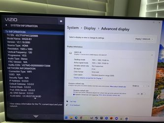 120hz 42 Inch 1080p Vizio TV