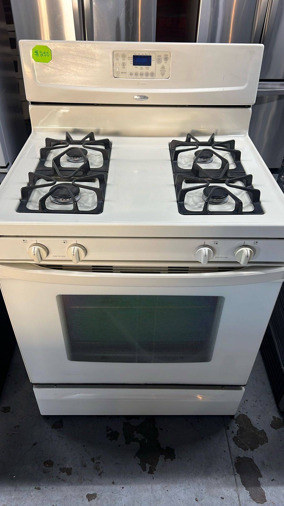30” Wide Whirlpool Gas Range Use Perfect Working 