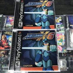 Megaman X6 Ps1 $50 Gamehogs 11am-7pm
