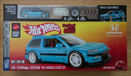 New Mattel Brick Shop Hot Wheels Custom ’90 Honda Civic EF