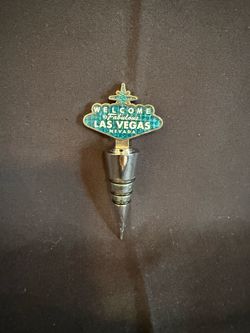 Las Vegas Sign Wine Bottle Stopper