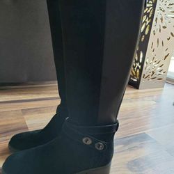 Coach Suede High Boots Size 6