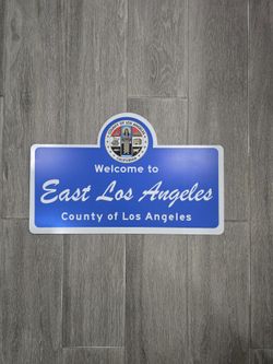 East L.A Aluminum Reflective Street Sign 