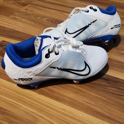 5.5 womens Nike Hyperdiamond 4 Elite Blue Softball Cleats CZ5917-101 New No box