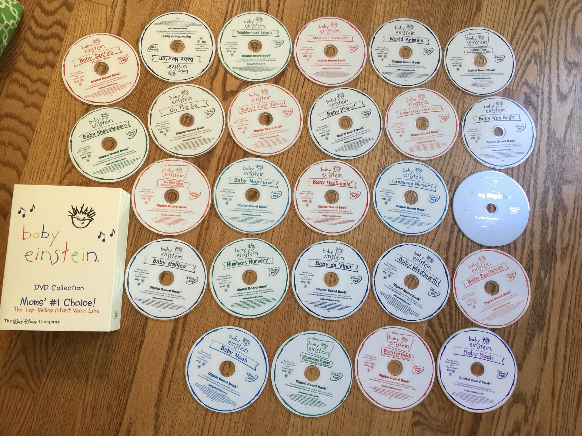 Baby Einstein DVD collection in excellent condition
