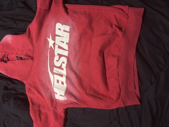 Medium sized red hellstar hoodie