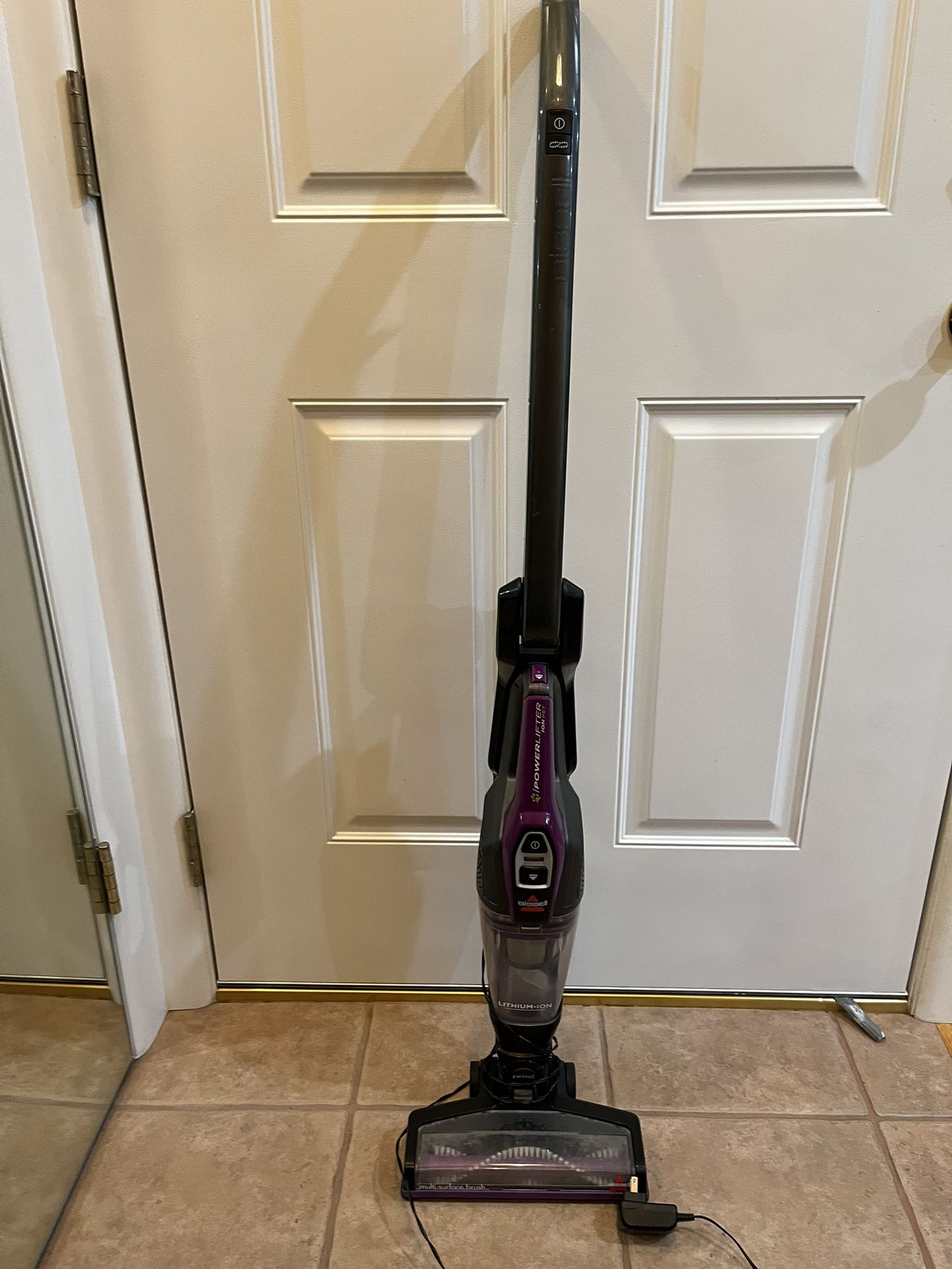 Bissell 2482 Powerlifter Ion Pet Hard Floor Stick Vacuum. Removable Hand Vacuum. Cordless