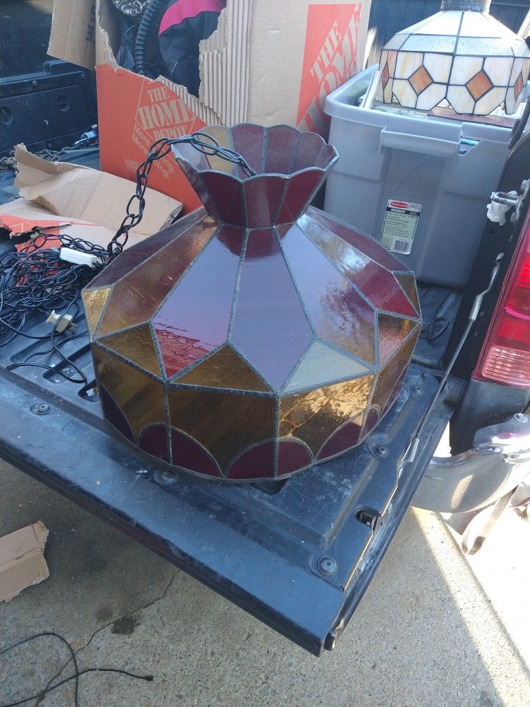 Vintage Lamp And Lamp Shade