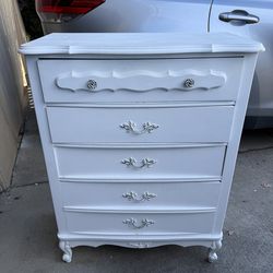 White Wood Dresser