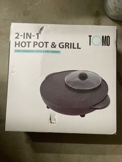 2-in-1 Hot Pot and Grill NIB