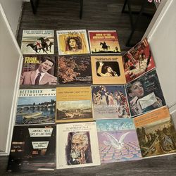 Vintage Vinyl Record Lot – 15 LPs – Mixed Genres – $20 for all