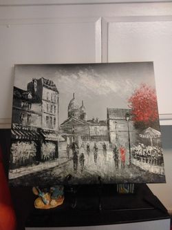 Impressionist OIL Painting Of PARIS 