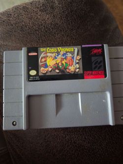 The Lost Vikings super Nintendo game