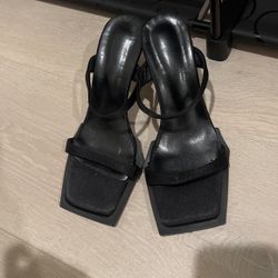 black heels
