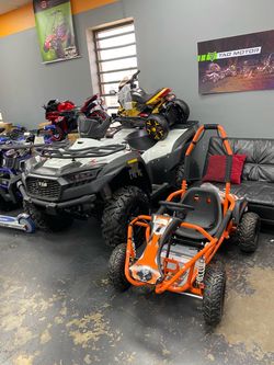 ATV, dirt bike, go kart