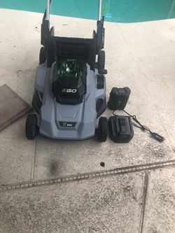 Ego 21” battery powered 2110 push mower; NO BATTERY/CHARGER