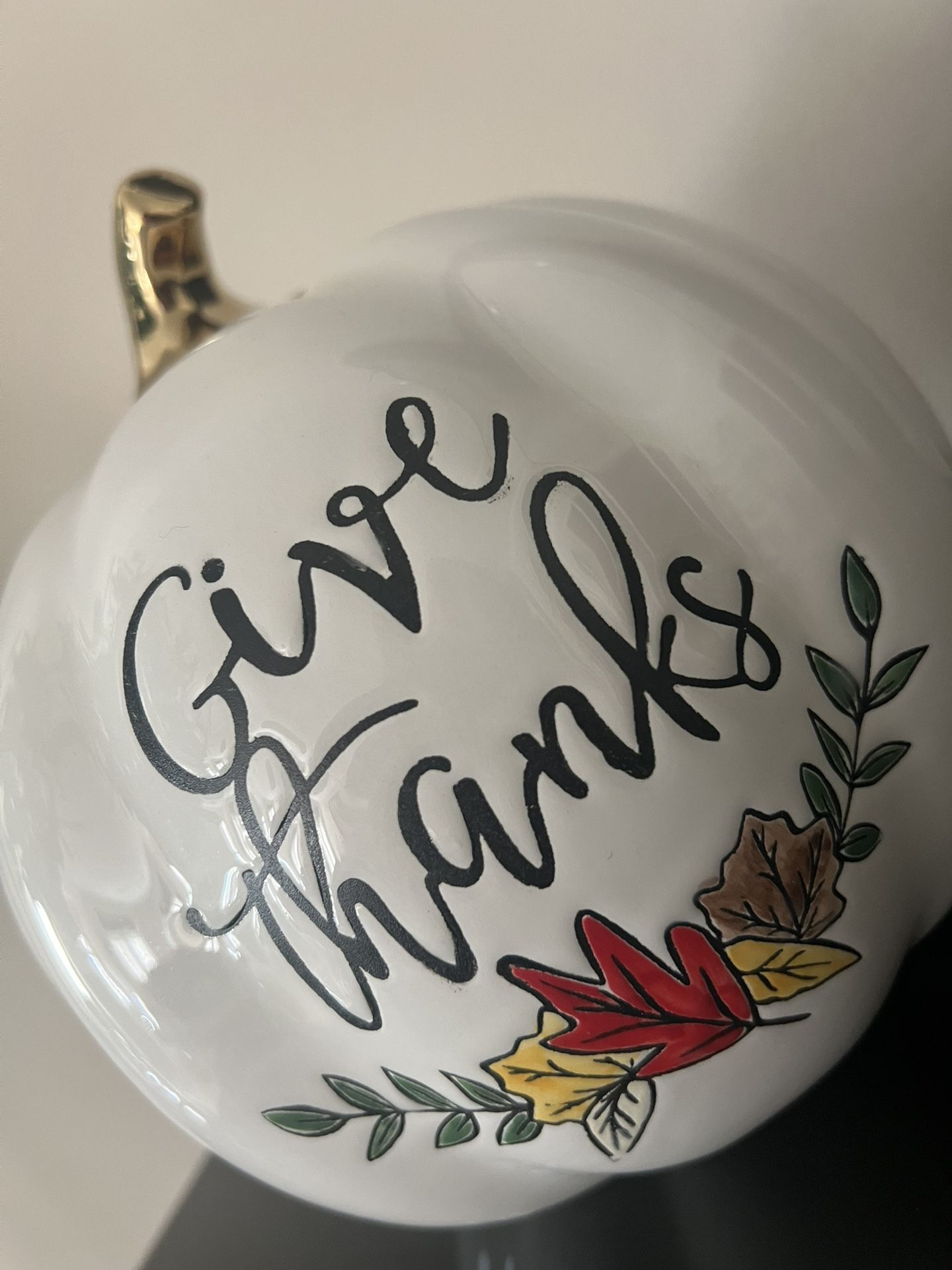 Porcelain Thanksgiving Decor