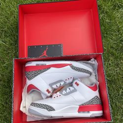 Size 10.5 - Jordan 3 Retro Mid Fire Red, Brand new w/ hand tag DN3707-160