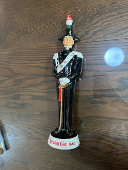 Liquore Galliano Ceramic Bottle Decanter Italian Carabinieri by Coronetti